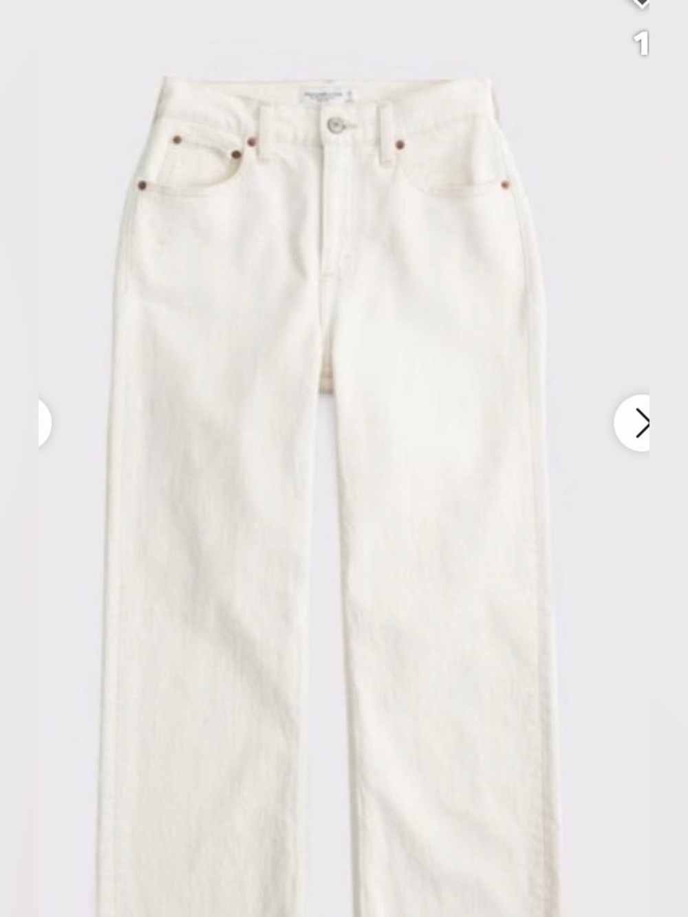 Abercrombie & fitch The Loose High Rise - Curve Love - 30